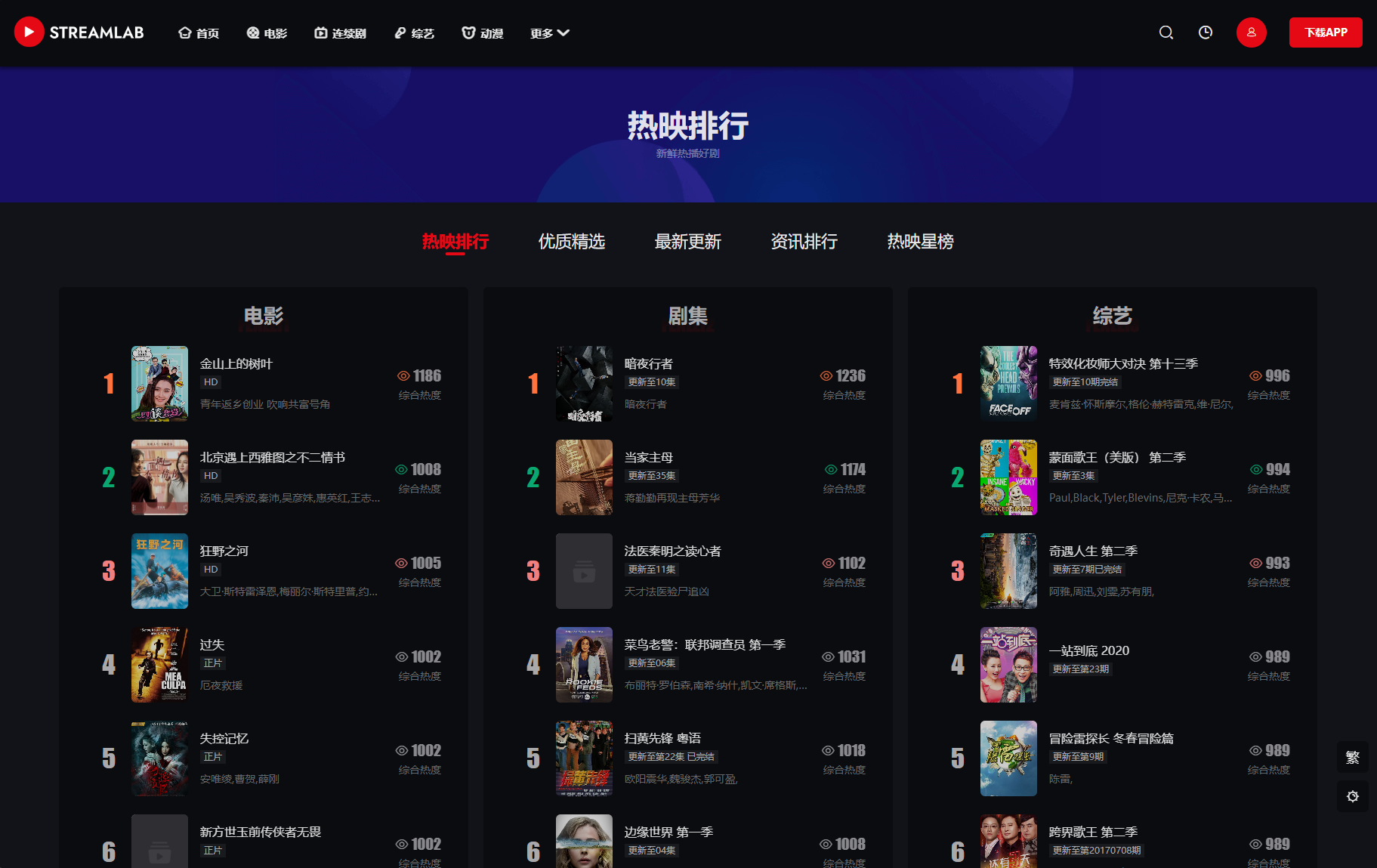 短视多功能主题第二套Streamlab | 苹果CMS | 首发-3