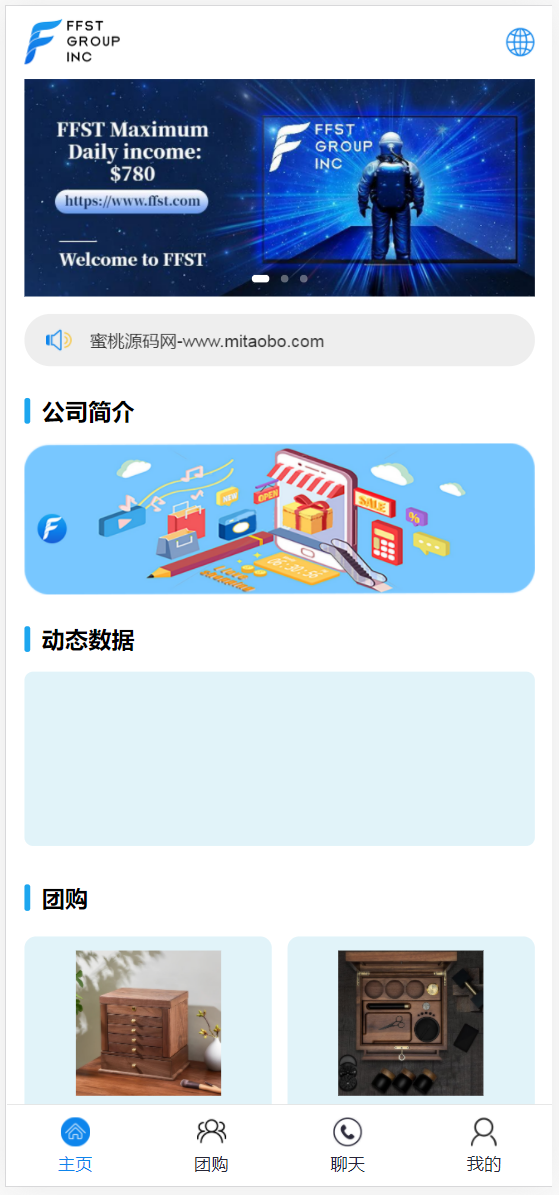 FFST GROUP INC海外拼团源码/双语言团购拼团商城源码