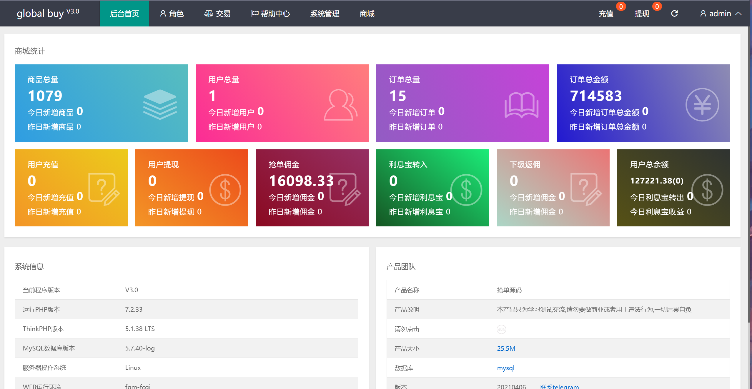 【终身免费】PHP二开9国语言海外多语言刷单源码-1
