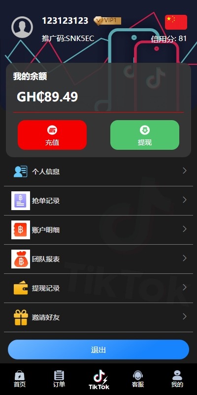多语言TIKTOK刷单/海外TIKTOK抢单刷单/叠加组/打针    需要联系站长-3