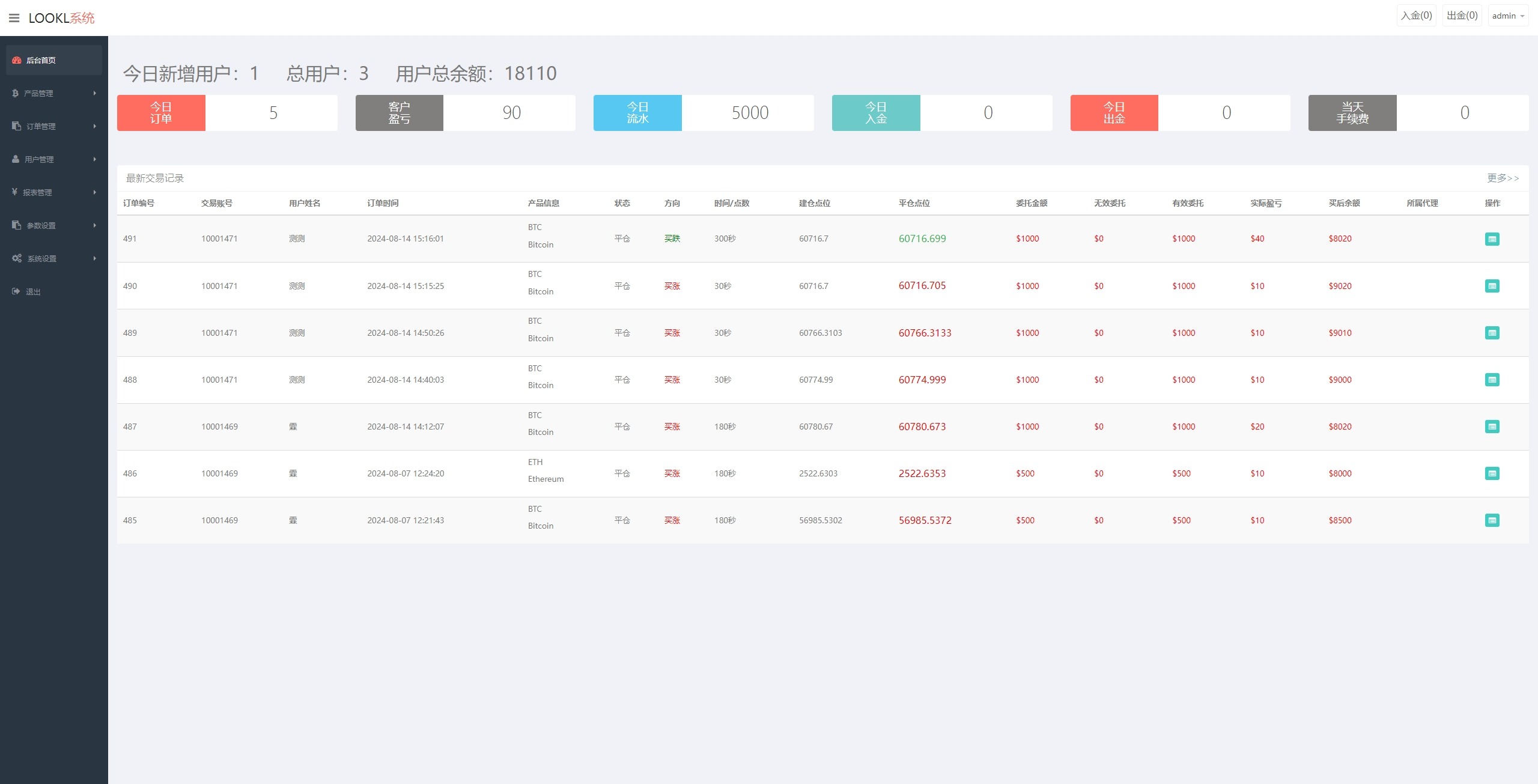 新UI微盘系统/虚拟币微交易/秒合约时间盘      需要联系站长-16